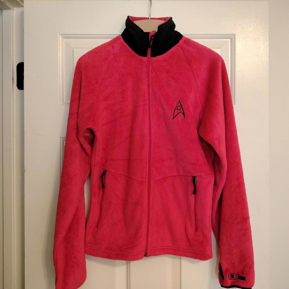 Star Trek Unisex Red Fleece  Jacket‎ Adult XS